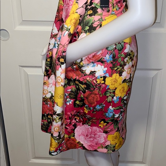NWT NY&CO Strapless Floral Dress w/ POCKETS! - Picture 3 of 11